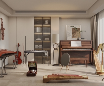 Modern Piano Room-ID:840411907
