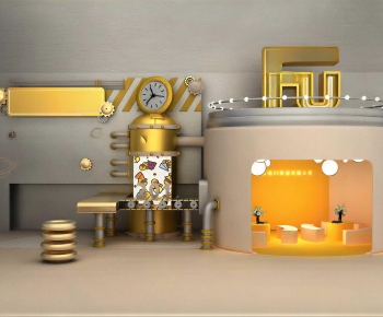 Modern Exhibition Hall-ID:315859088