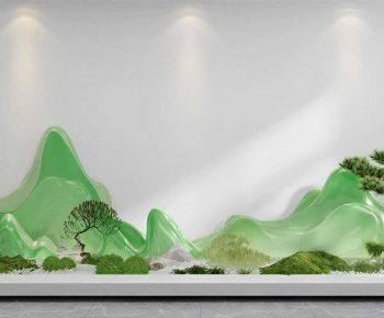 New Chinese Style Plant Landscaping-ID:196356063