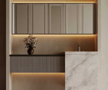 Modern Bathroom Cabinet-ID:122692113