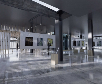 Modern Exhibition Hall-ID:211478952