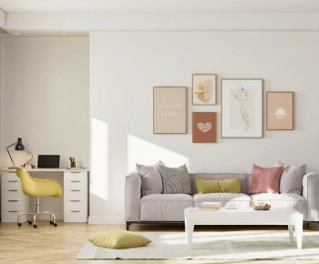 Modern A Living Room-ID:584443097