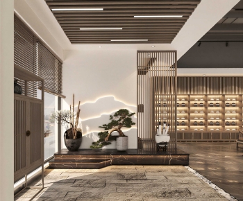 New Chinese Style Teahouse Tea House-ID:360228068