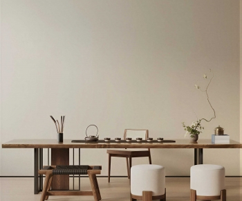 New Chinese Style Tea Tables And Chairs-ID:254637009