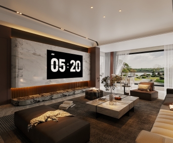 Modern A Living Room-ID:948626049