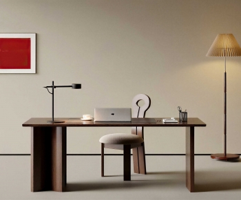 Modern Office Desk And Chair-ID:260191922
