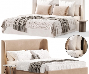 Modern Double Bed-ID:620551119