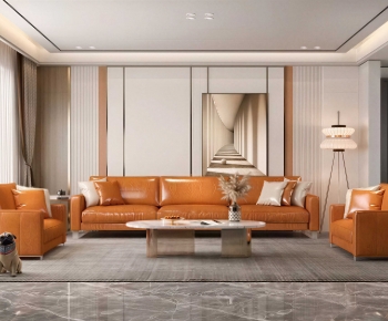 Modern A Living Room-ID:656199568