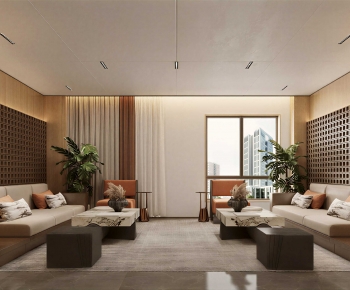 Modern Office Living Room-ID:899492039