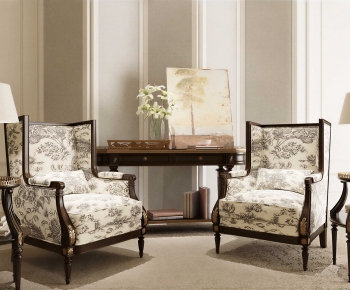 European Style Single Sofa-ID:521115062