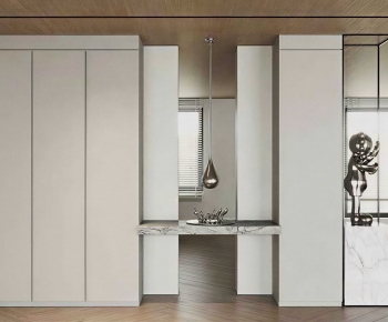 Modern Entrance Cabinet-ID:617846975