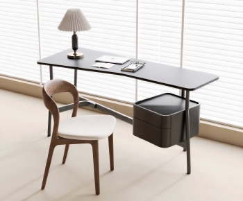Modern Computer Desk And Chair-ID:932440861