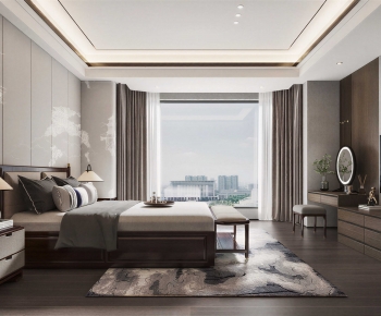 New Chinese Style Bedroom-ID:230341035