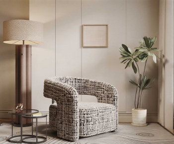 Modern Single Sofa-ID:692411909