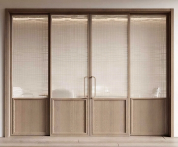 Wabi-sabi Style Sliding Door-ID:766741049