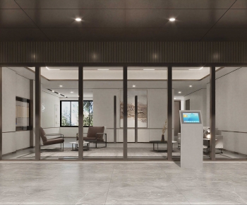 Modern Office Reception Desk-ID:465930948