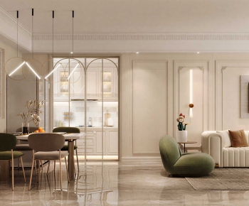 French Style A Living Room-ID:832819948