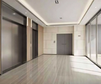Modern Corridor/elevator Hall-ID:732671022