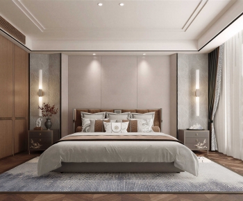 New Chinese Style Bedroom-ID:262727023