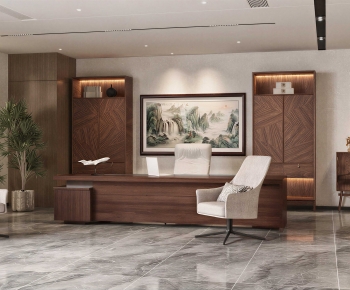 New Chinese Style Manager's Office-ID:282157905