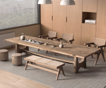 Wabi-sabi Style Tea Tables And Chairs-ID:975549232