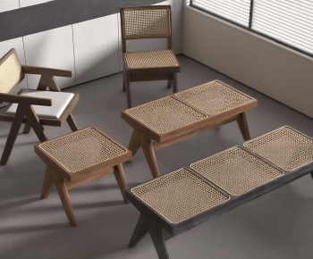 Wabi-sabi Style Stool-ID:373717076