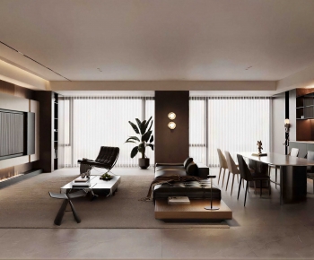 Modern A Living Room-ID:870363959