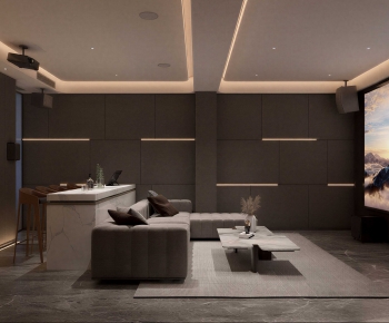 Modern Audiovisual Room-ID:985558032