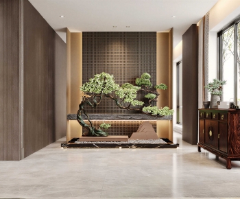 New Chinese Style Hallway-ID:183939998