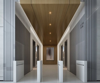Modern Elevator Hall-ID:696258078