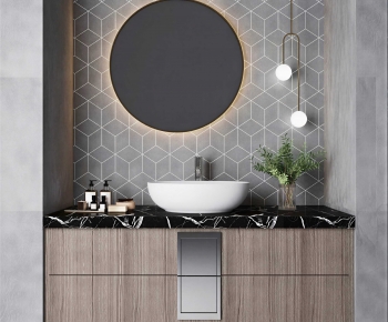 Modern Bathroom Cabinet-ID:301132922