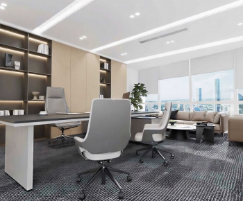 Modern Manager's Office-ID:615966085