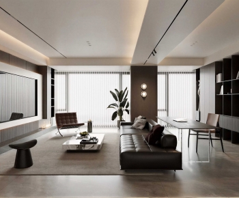 Modern A Living Room-ID:901616104