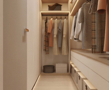 Modern Clothes Storage Area-ID:934245118