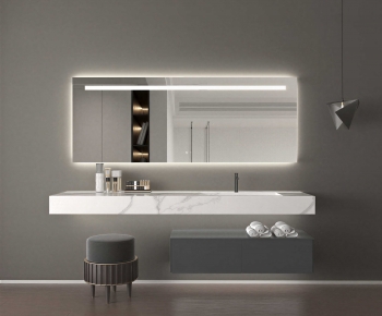 Modern Bathroom Cabinet-ID:887125026