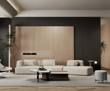 Modern A Living Room-ID:981637954