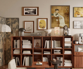 New Chinese Style Bookcase-ID:409629382