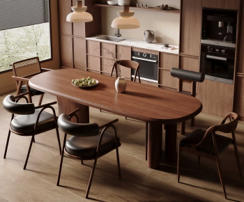 Modern Dining Table And Chairs-ID:106620852