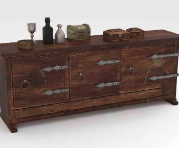 Wabi-sabi Style Side Cabinet-ID:195887097