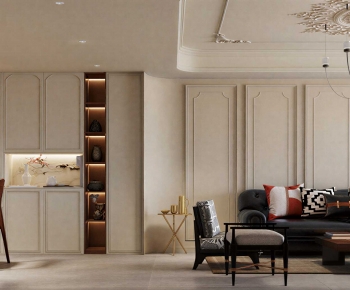 French Style A Living Room-ID:386513958