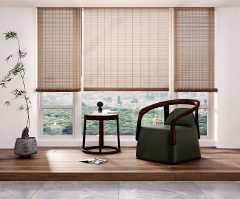 New Chinese Style Single Sofa-ID:859338051