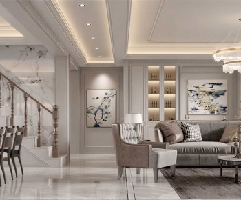 European Style A Living Room-ID:489633082