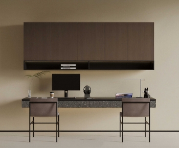 Modern Computer Desk And Chair-ID:260284906