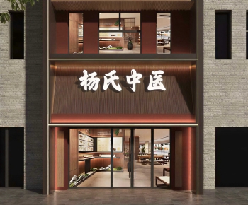 New Chinese Style Facade Element-ID:329665908