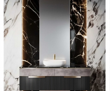 Modern Bathroom Cabinet-ID:911304008