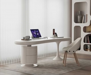 Modern Computer Desk And Chair-ID:601156952