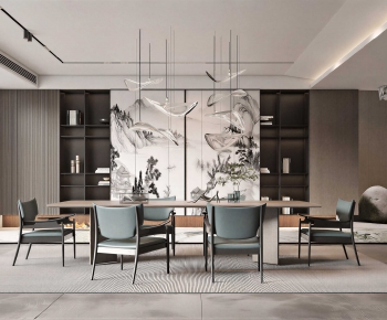 New Chinese Style Dining Room-ID:306540976