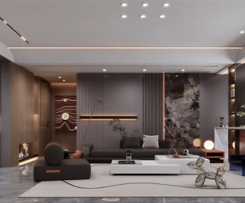 Modern A Living Room-ID:990130972