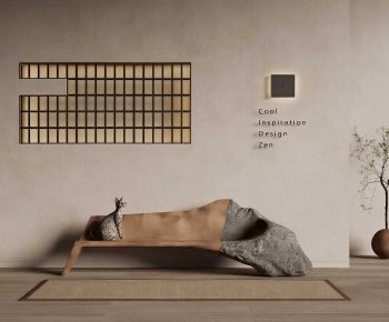 Wabi-sabi Style Stool-ID:858073002