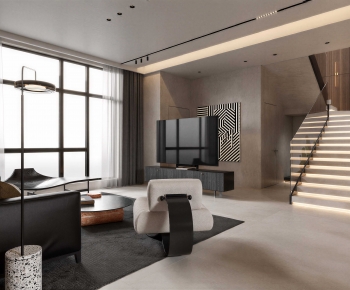 Modern A Living Room-ID:221477033